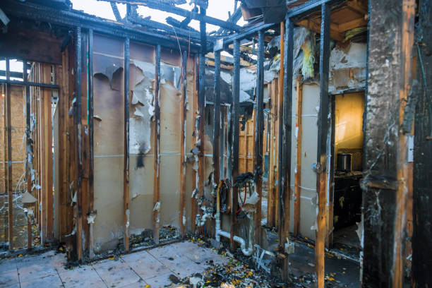 Professional Soot Cleanup technician working in Lorain, OH